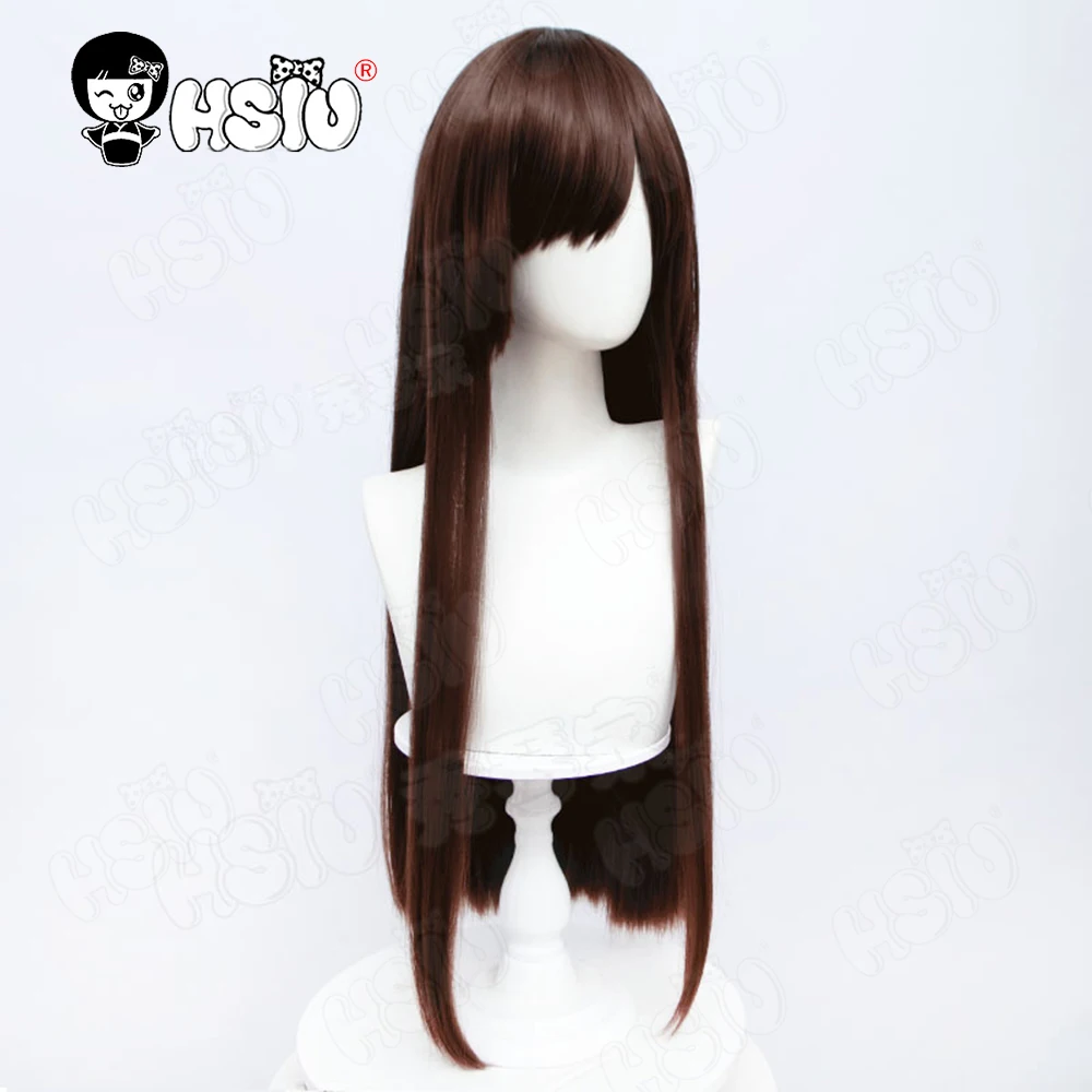 Iki Hiyori Cosplay Wig Fiber synthetic wig「HSIU 」80cm brown long Wig+Wig cap Anime Noragami cosplay Wig