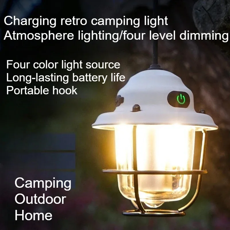 

ShineTrip New Outdoor Vintage Pendant Light Ultra Long Life Camping Ambient Light Portable Rechargeable Tent Lights