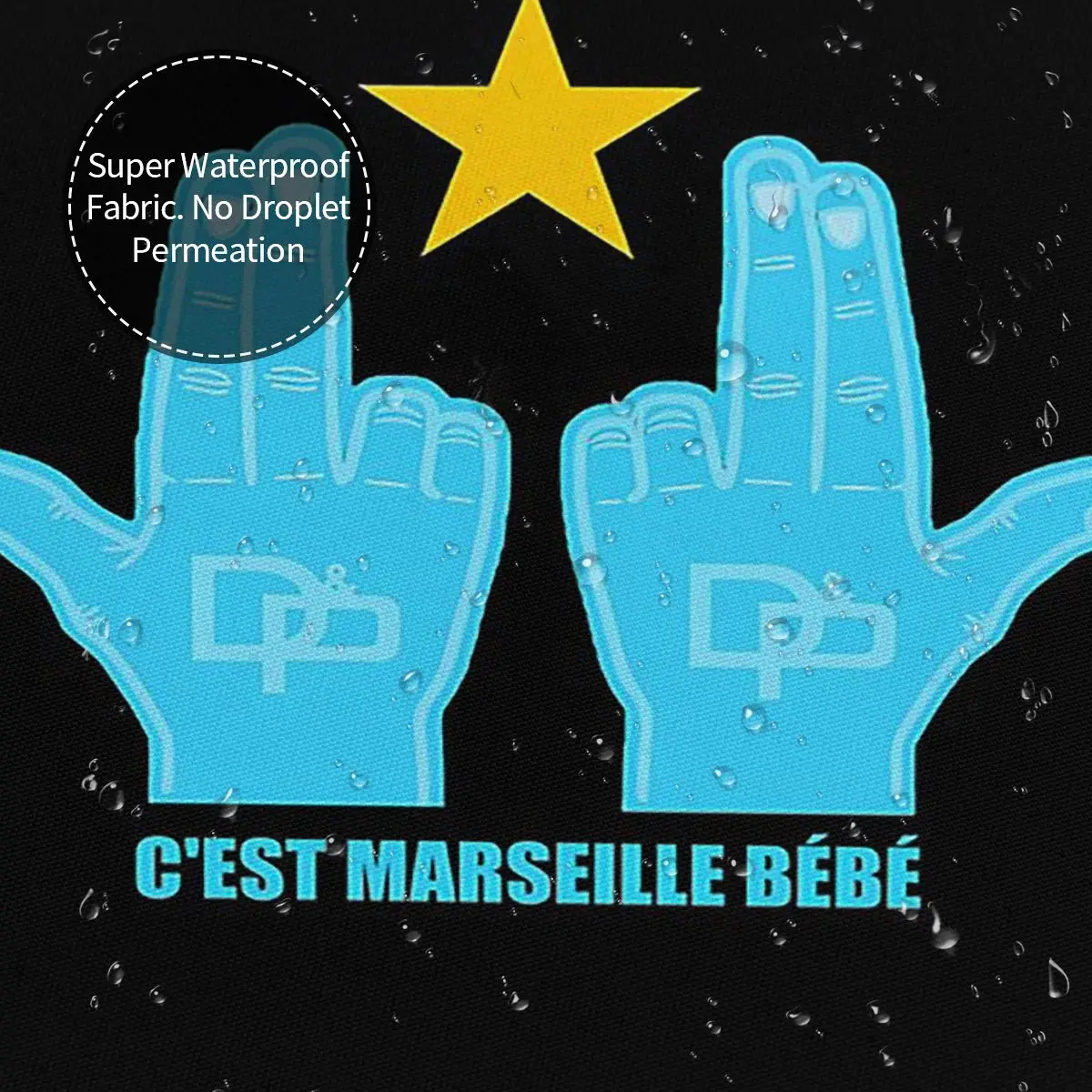 

C'est Marseille Bebe JUL Шторка для душа, полиэстеровая, водонепроницаемая, для ванной комнаты, с крючками