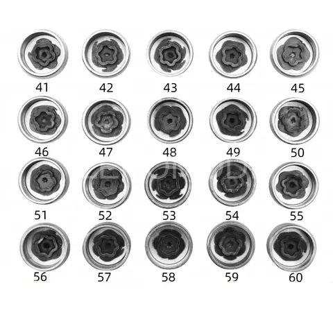 도난 방지 휠 볼트 잠금 너트 키 어댑터 슬리브, BMW 3 5 7 시리즈용, #51- #60, 1 pc