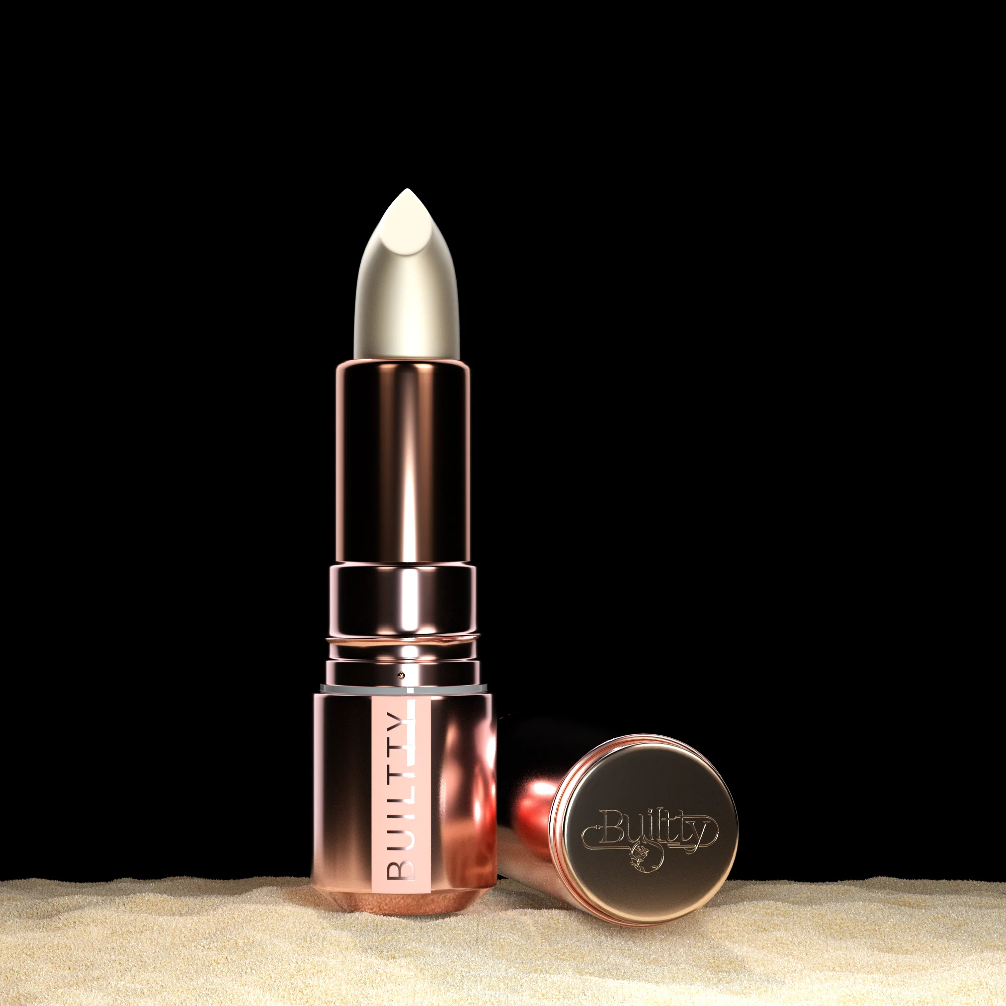 Pearl White Exhibitionist Lipstick Nude Red Pink Matte Lipstick Long Lasting Smudge Proof Waterproof Non-Transfer Formula