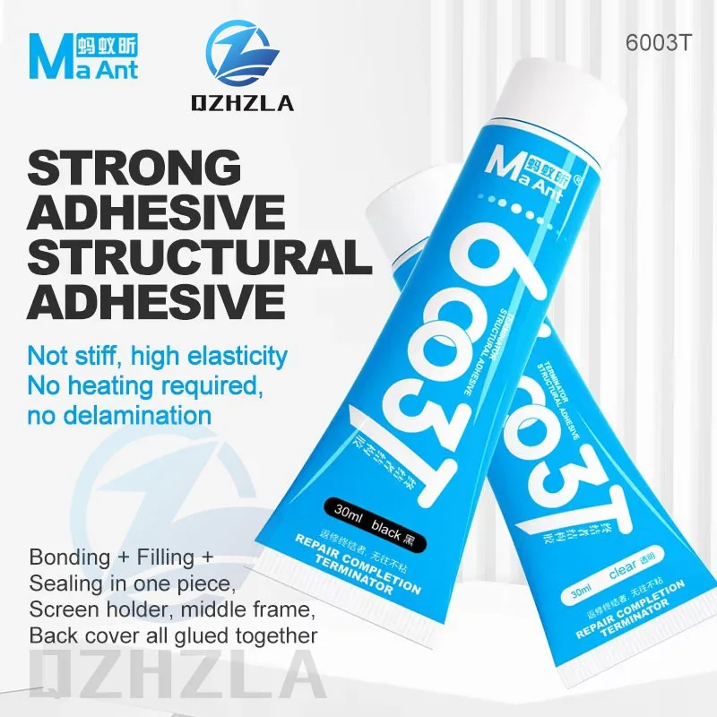 MaAnt 6003T Structural Adhesive 30ml High‑Elastic No‑Heating Glue for Phone Middle Frame Back Cover Anti‑Drop Repair