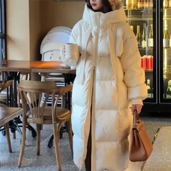 2024 Nieuwe Winterjas Vrouwen Dikker Warme Oversized Hoodies Casual Losse Jas Koreaanse Herfst Winter Mode Donzen Katoenen Parka 'S