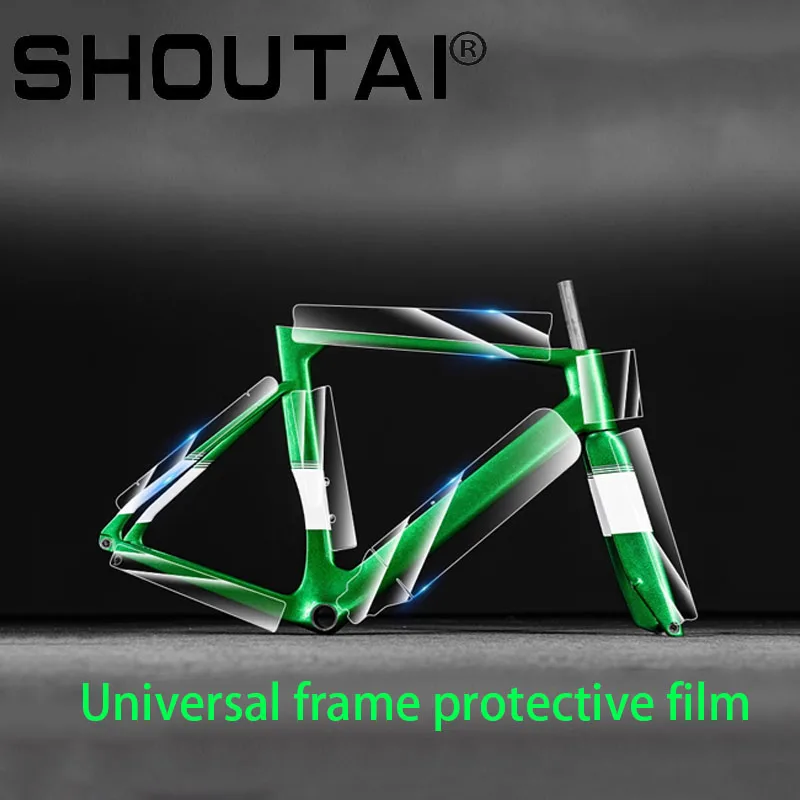 Universal Frame Sticker For Road Bikes Protective Film Transparent Scratch-Resistant Bicycle Paster Accessories 7.5mil 10mil