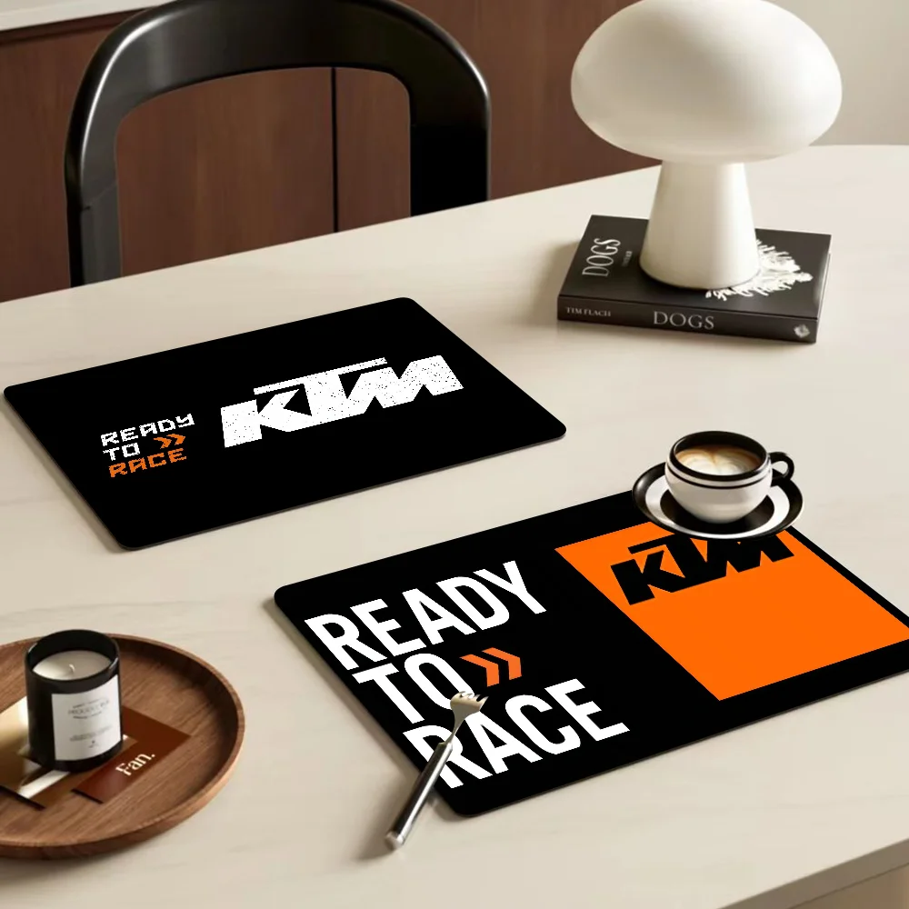 K-KTM Kitchen Tableware Dish Drying Mats Desk Drain Pad Heat Resistant Counter Top Mat Non-slip Draining Placemat