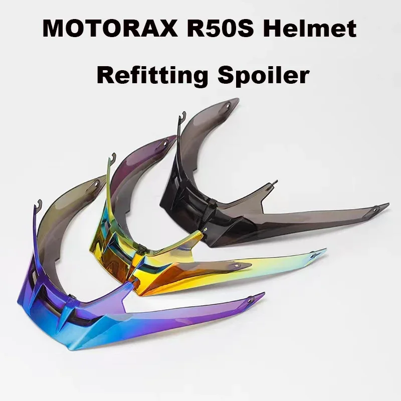 

Козырек для мотоциклетного шлема для MOTORAX R50S Moto Casco Viseira, хвостовой спойлер, осенняя линза для лобового стекла, аксессуары для шлема