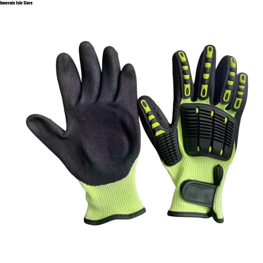 Safety Anti-cut Gloves Anti Impact Oil-proof Protective Gloves Comfortable Durable Heavy Duty Safety Work Gloves Industry