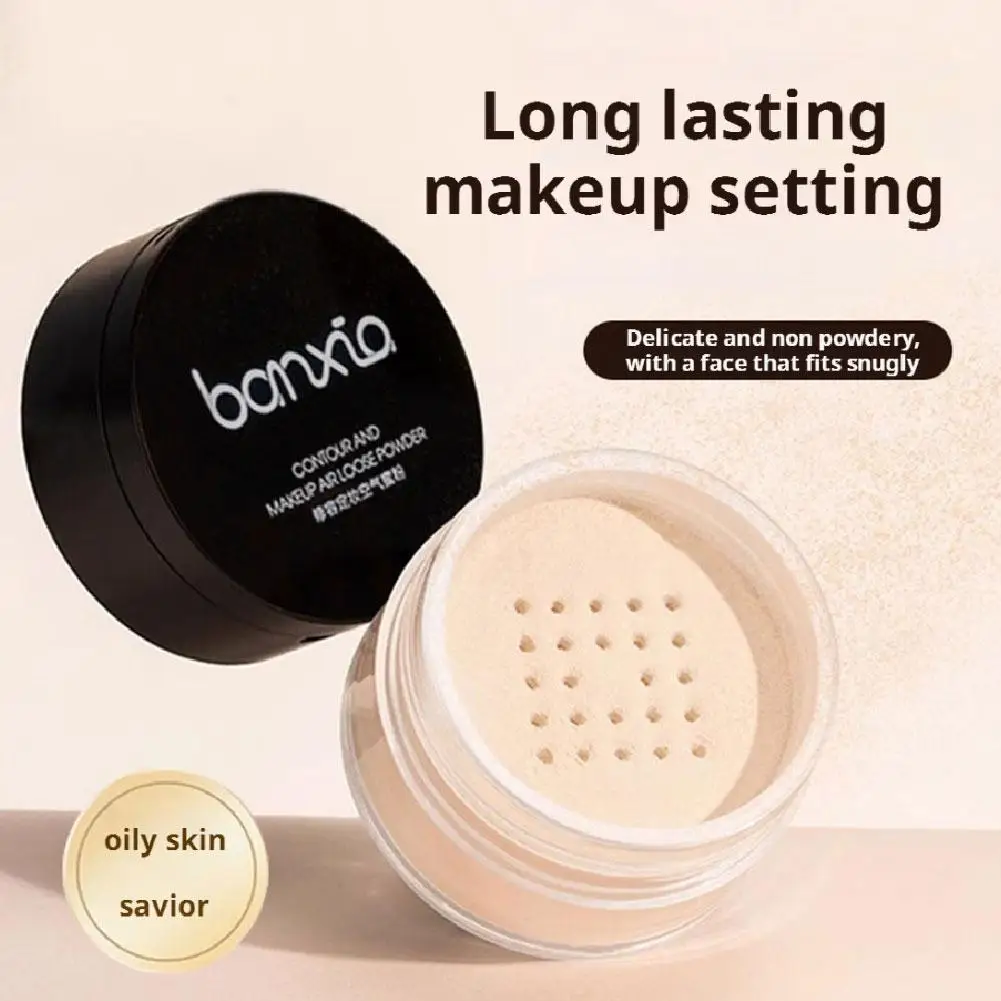 Poreless Finish Loose Setting Powder Makeup Lightweight Oil Control Face Powder Soft Natural - Minimizes Shine For Up To 24HR