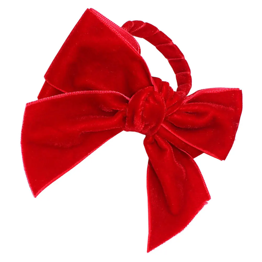 

Christmas Napkin Rings Red Bowknot Holder Creative Napkin Buckle Rings for Holiday Wedding Party Anniversary Table Decor