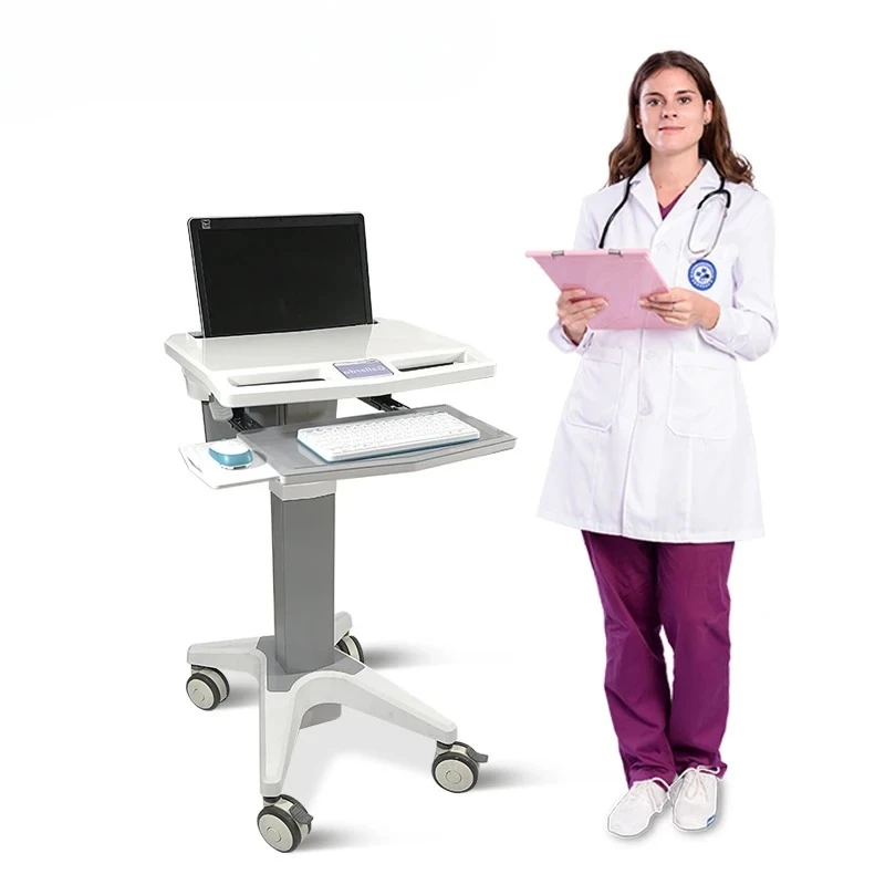 

SKR-IB002 Mobile Medical Hospital Laptop Computer Trolley