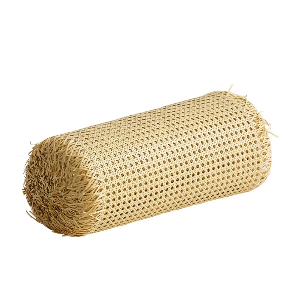 35-40cm Rattan Webbing Roll Octagonal Weave Waterproof PE Plastic Rattan Handwoven Imitation Rattan Webbing Furniture Decor