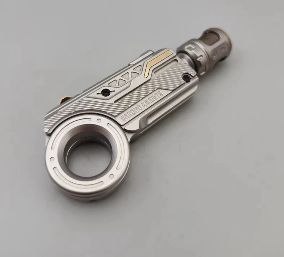 Used EDC 01EDC Time Knight First Generation Silver fidget slider Decompression toys