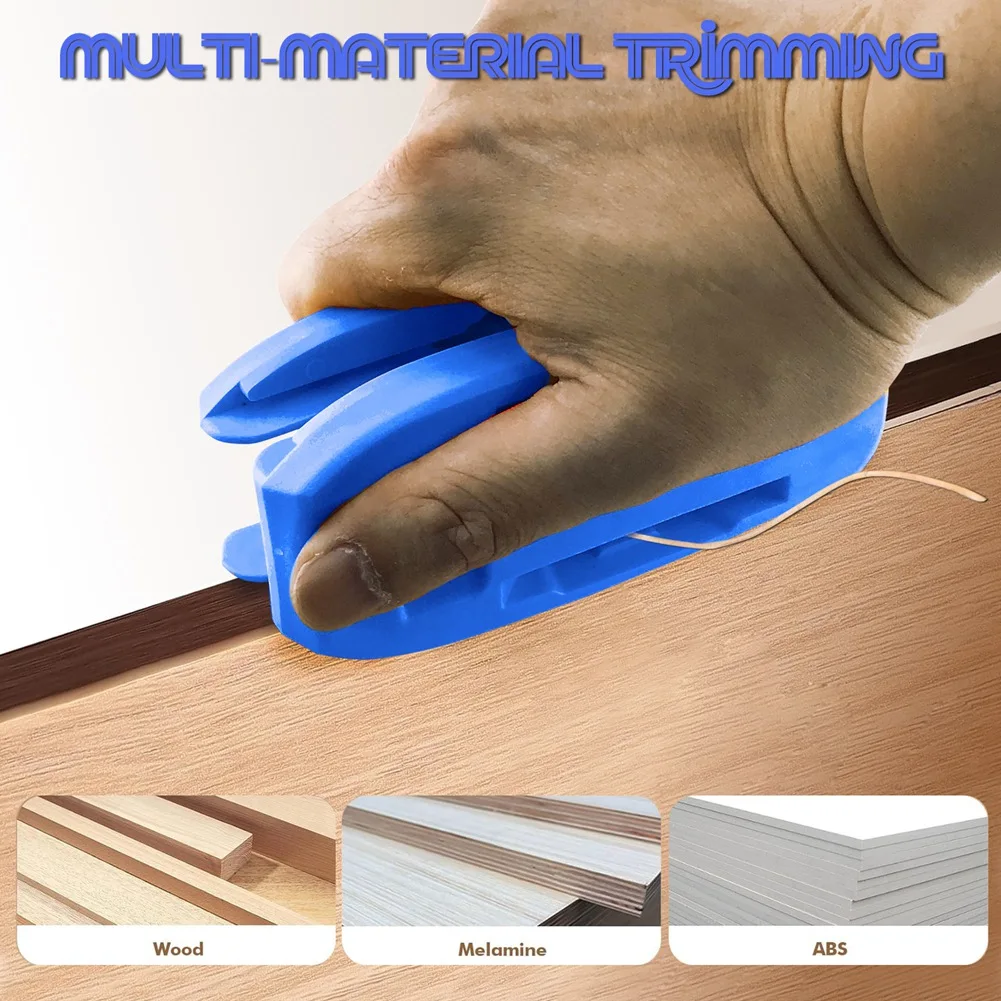 L74A  Manual Woodworking Trimmer,Hand Planer Versatile Woodworking Edge Trimmer for Burrs, Manual Edge Banding Cutter C