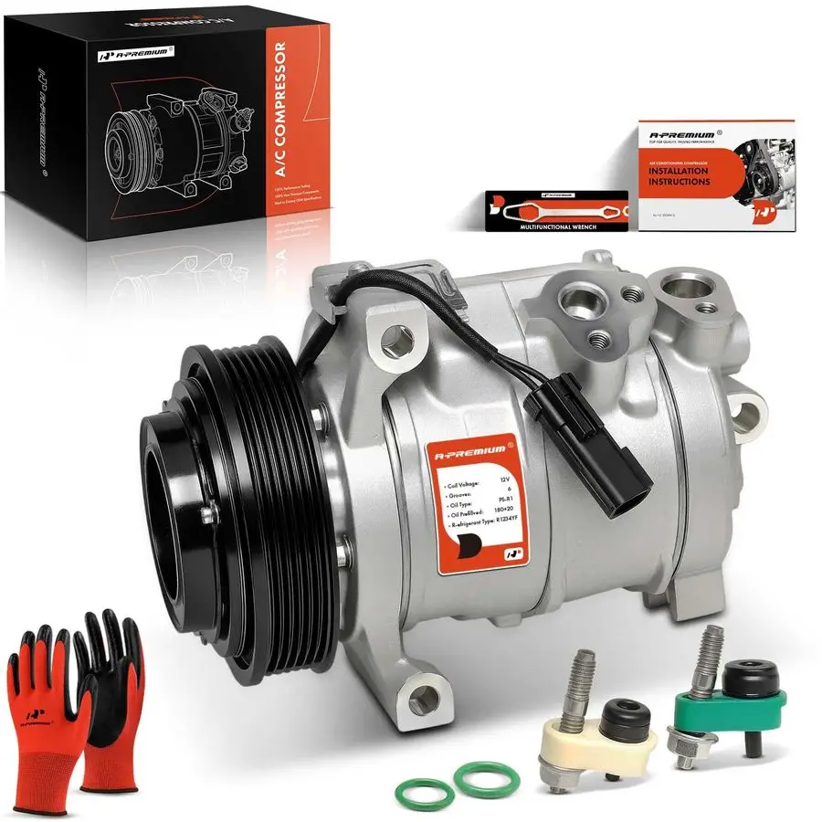 

Air Conditioner AC Compressor with Clutch Compatible with Jeep Grand Cherokee 20112021 amp Dodge Charger 20112013, Durango 20112