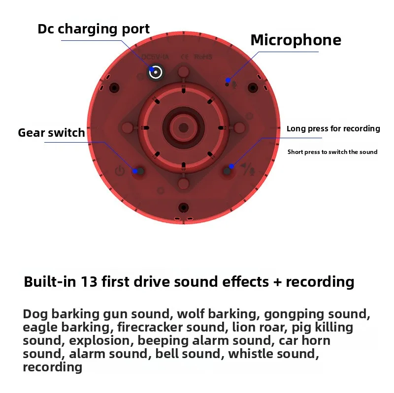 Recordable Solar Alarm Infrared Human Body Induction Alarm Light Remote Control Wild Animal Repellent Bird Repellent