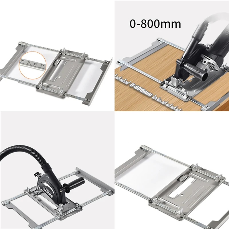 Imagem -04 - Placa de Corte Suporte para Rebarbadora Eletricidade Serra Circular Edge Guide Posicionamento Tool Milling Groove em 1