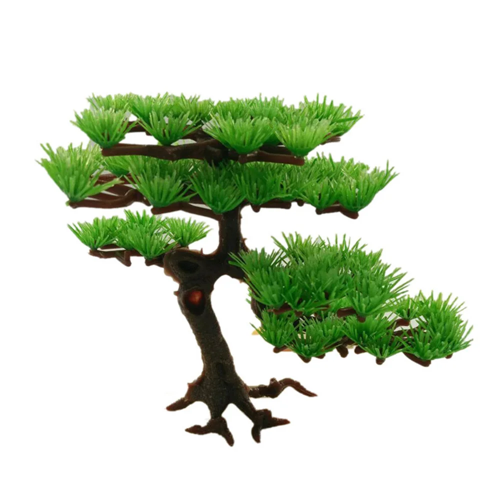 

Artificial Underwater Pine Tree Decorative Aquarium Plant Fake Durable Plastic Fish Tank Ornament Natural Fish Tank Plants
