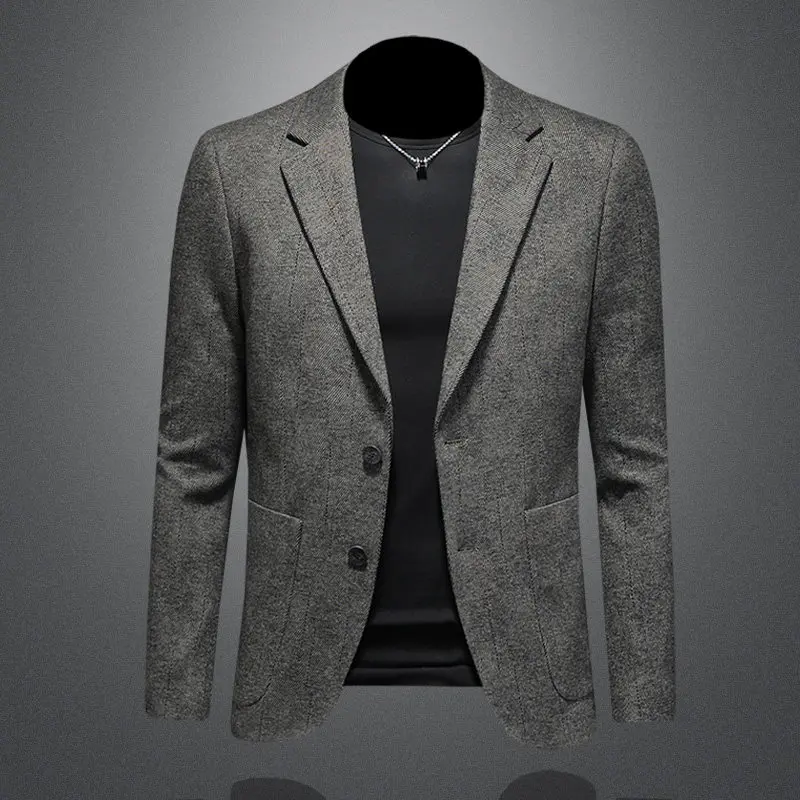 

Business Casual Mini-Suit Jacket Spring New Fashionable Casual Single-Breasted Youth Formal Top Men's Suit Outerwear