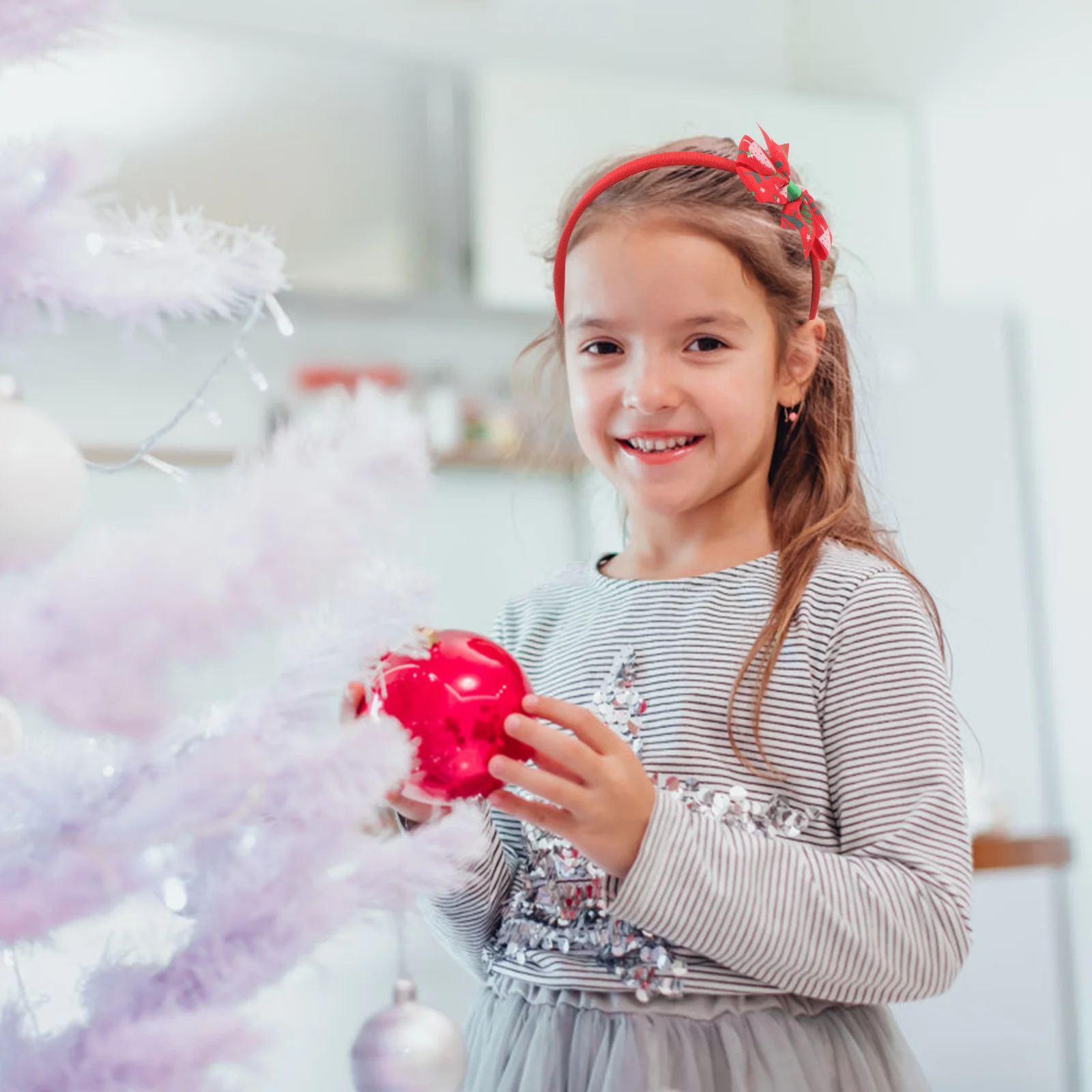 

6Pcs Bowknot Hairband Fine Workmanship Headdress Suitable for Festivals Cosplay Photography Bow Headbands