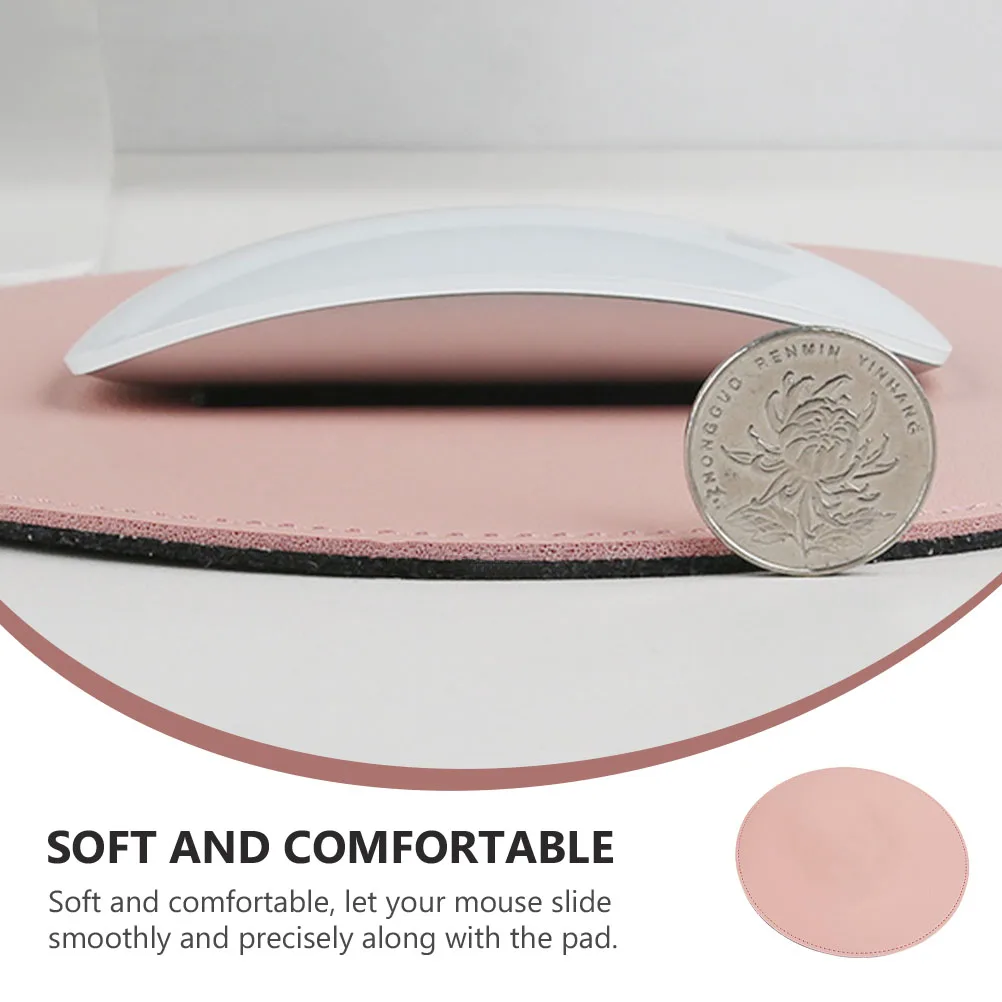 

1Pcs Round Mouse Pad Anti-Slip Soft Comfortable for Home Office Gaming Computer Laptop Decorative Anti-Slip Mouse Pad