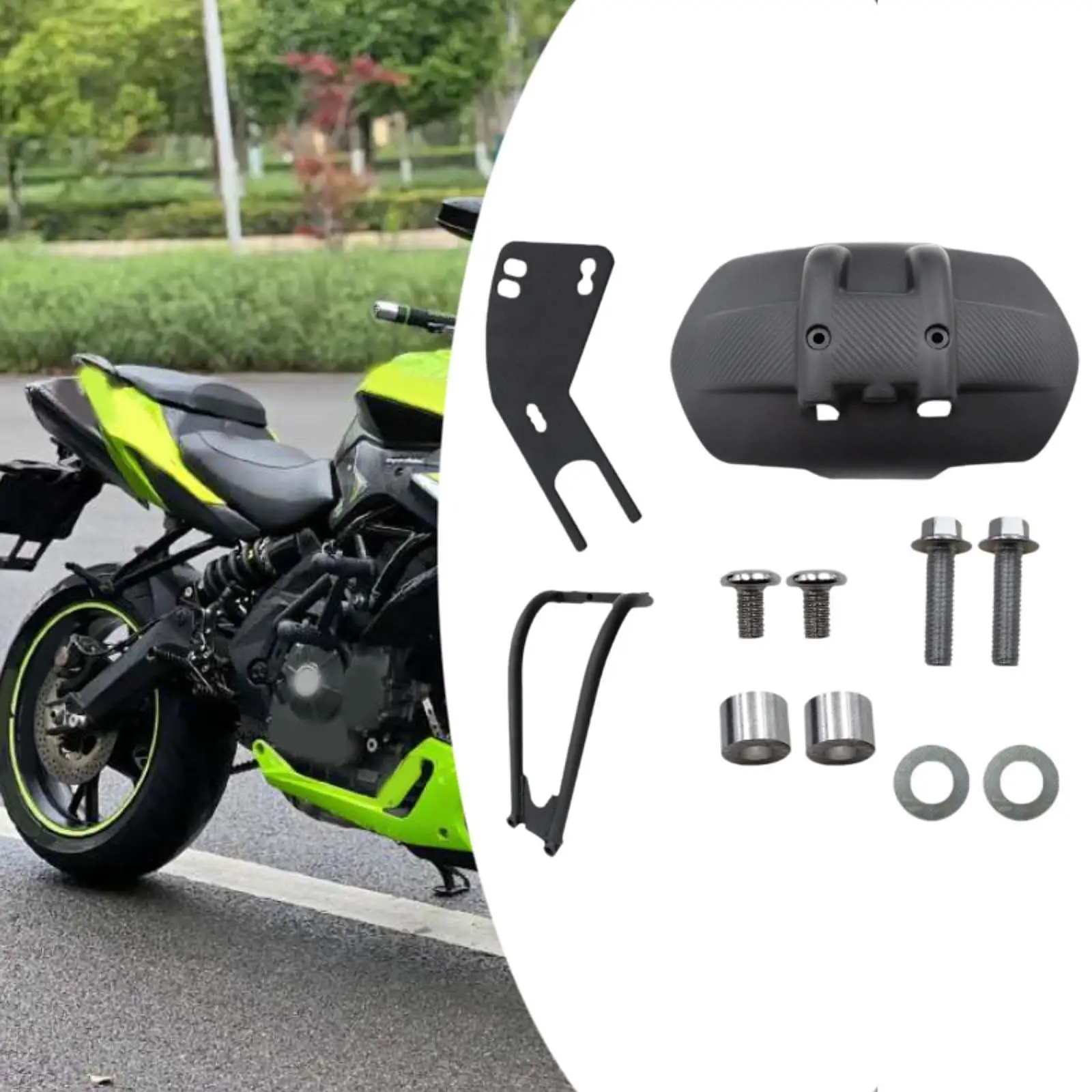 

Задний брызговик мотоцикла, замена брызговика, прочный аксессуар для заднего колеса, внешняя часть, заднее крыло для Kawasaki Z650 Z800