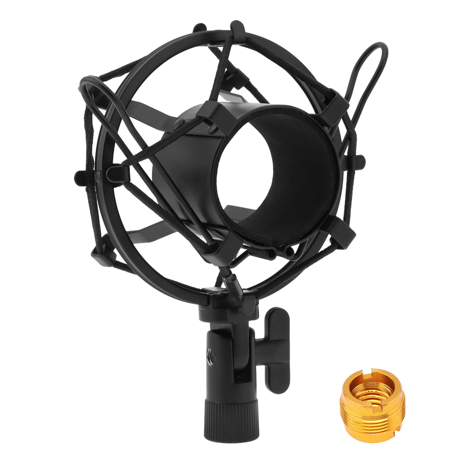 Metal Recording Studio Clip Spider Microphone Stand Shock Mount with Copper Transfer for Computers Condenser Mic