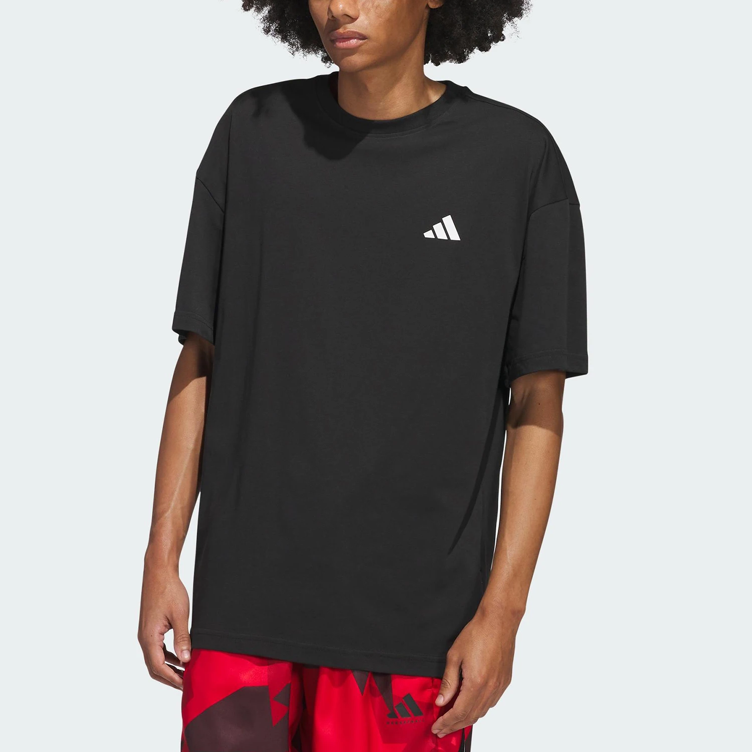 

Оригинальная летняя мужская свободная дышащая трикотажная футболка Adidas с коротким рукавом JN6766