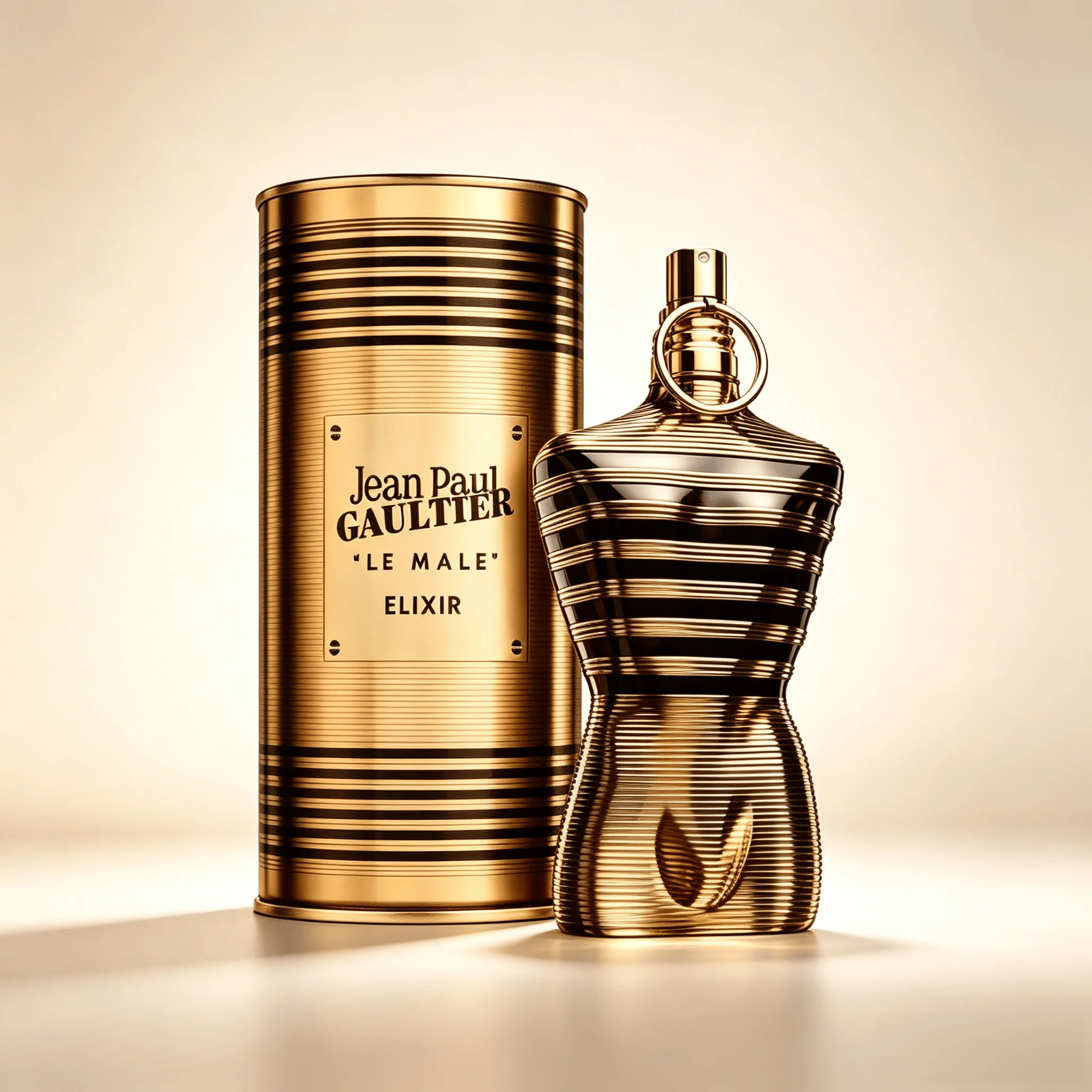 Jean Paul Gaultier Le Male Elixir Parfum pour Homme, Cologne Aromatique Boisée Longue Durée pour Homme avec Lavande, Fève de Tonka et Ambre Chaud - El