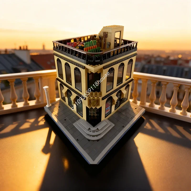 

Набор строительных блоков MOC «Городская библиотека» (1962 детали), модульная модель для сборки, конструктор, игрушка для самостоятельной сборки, идея для подарка, кирпичики, детские подарки на Рождество и день рождения