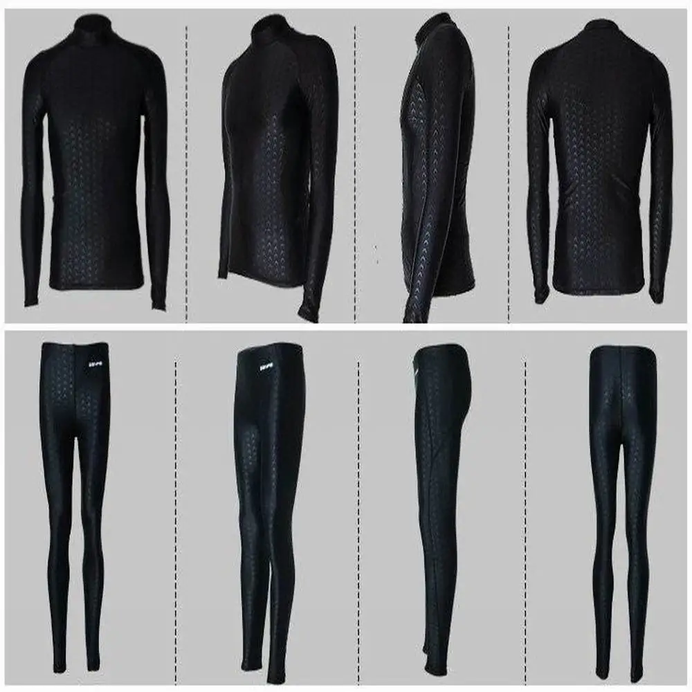 Men Wetsuit Long Sleeve Snorkeling Diving Suit Imitation Sharkskin Rash Guard Jellyfish Clothes surfing Suit Swimwear