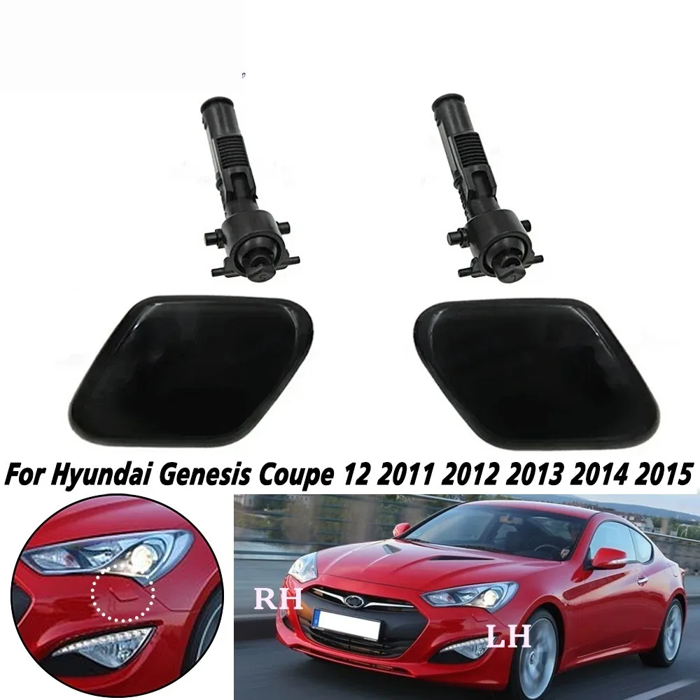 

Cubierta boquilla pulverización, aranla faro para Hyundai Genesis Coupe 12, 2011, 2012, 2013, 2014, 2015, 98692-2M600, 98682-