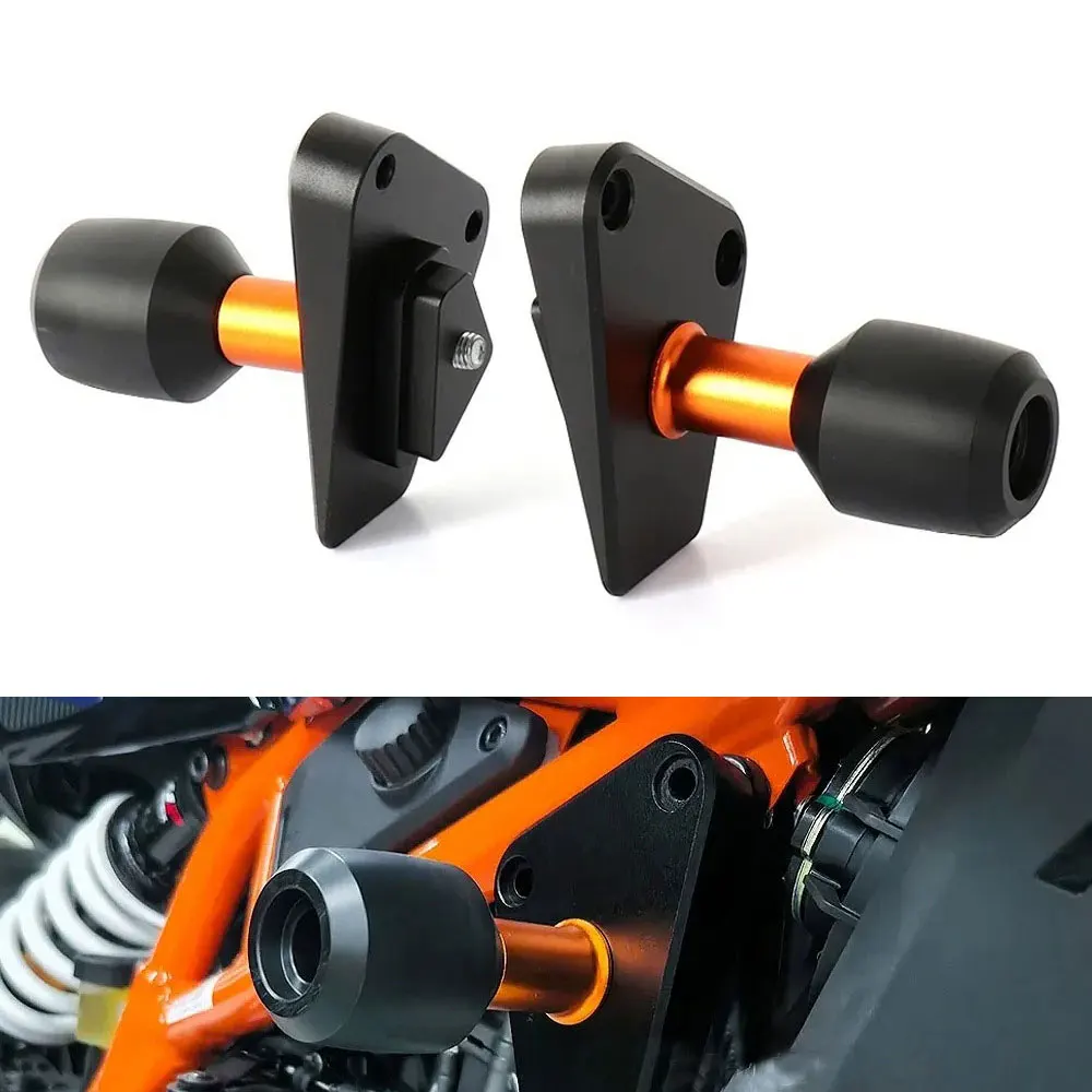 

Motorcycle Modification Accessories Aluminum Frame Slider Crash Guard Falling Protector Kit For KTM Duke 390 2024-