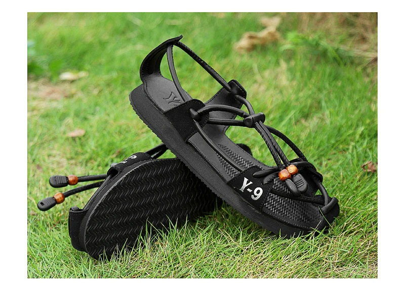 Summer Men Sandals New High Quality Leather Mens Casual Shoes Outdoor Men Leather Sandals for Men Beach Shoes Roman Men's Shoes