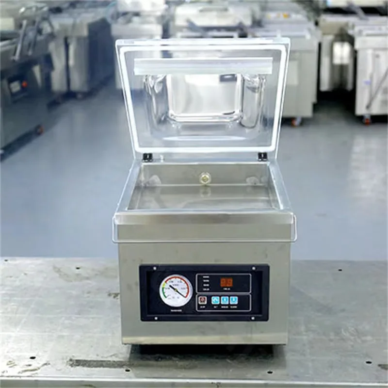 

New Type Desk Top Vacuum Packing Machine Single Chamber Wrapping Packaging Sealer Fresh Keeper Sealing Machine