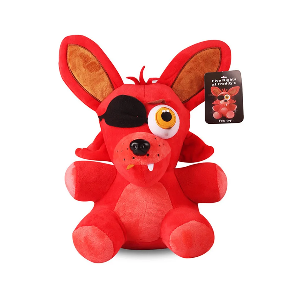 2026 Heißer Five Nights at Freddy's (FNaF) Niedlicher Plüschtier-Spielzeugpuppe Bonnie Bär Foxy Cartoon Stofftier Freddy Spielzeug als Weihnachtsgeschenk