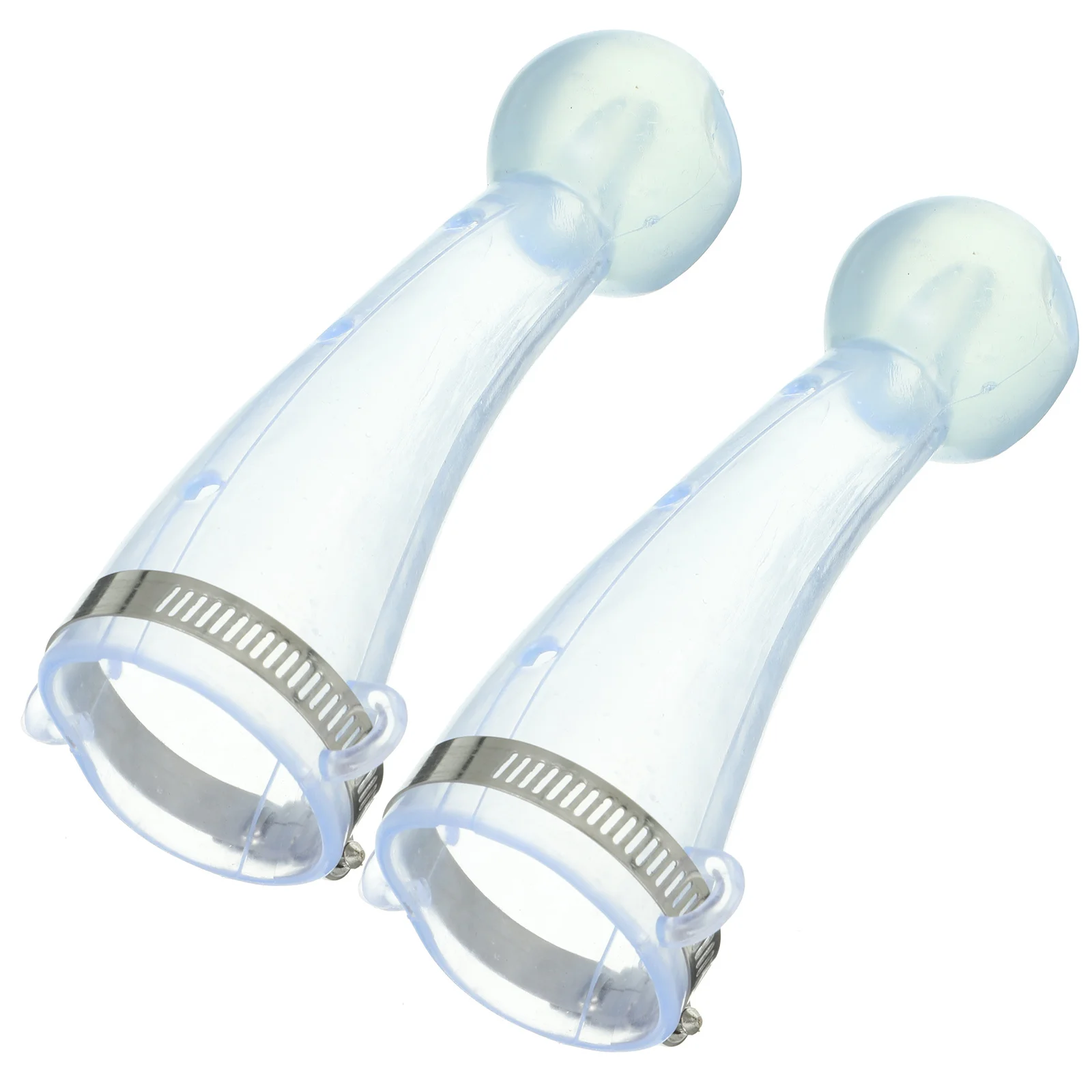 1Pair Durable Practical Silicone Cattle Horn Protector Protective Cover Horn Silicone Cover Farm Cattle Accessory