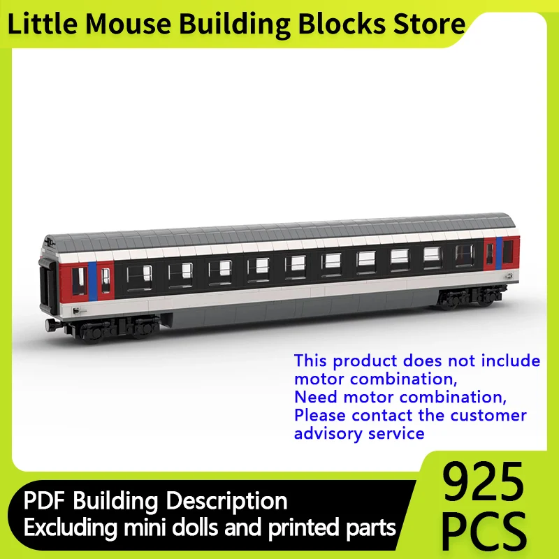 City Car Model MOC Building Bricks Passenger Carriage Modular Technology Children Holiday Gifts Assemble Toys Suit