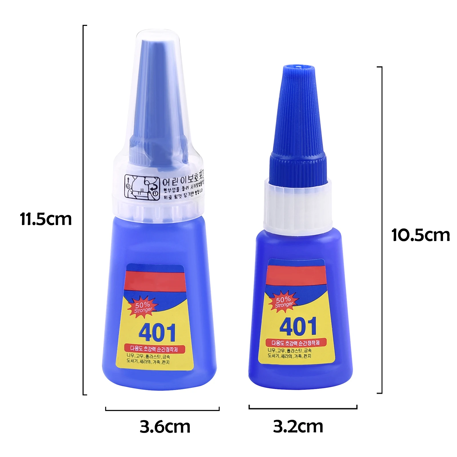 1PC 401 Colla Adesiva Rapida Istantanea 22g/36g Colla Super Forte Multi-Purpose Fix HOT Colla Adesiva Incolore Liquida Super Forte