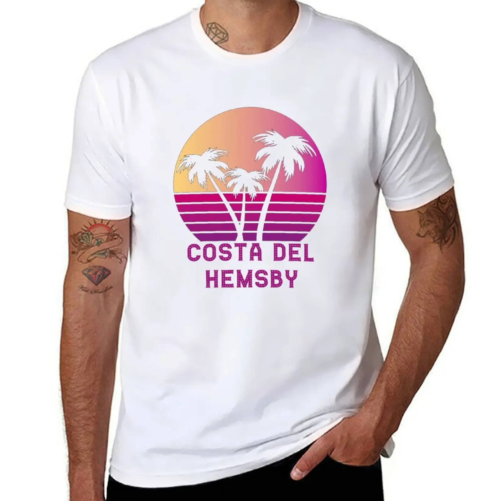 Costa Del Hemsby Funny Great Yarmouth Design T-shirt quick-drying shirts graphic tees plus sizes plus size tops men clothes