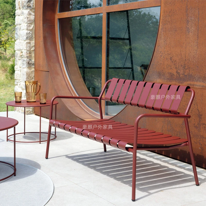 Outdoor Sofa Outdoor Sofa Courtyard, Garden,, Open-Leisure, Homestay, Aluminum Alloy Frame, Balcony, Landscape, Hotel, Real Est