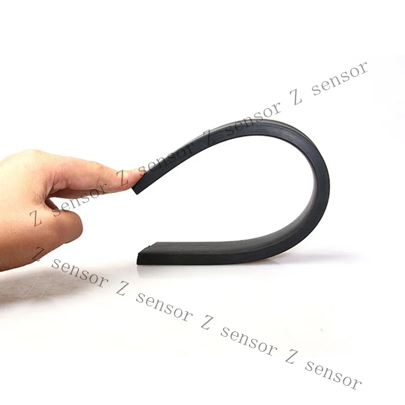 Z+ Black Solid Rubber Flat/Square Strip Sealing Strip Thick 3-30mm Width 10-100mm