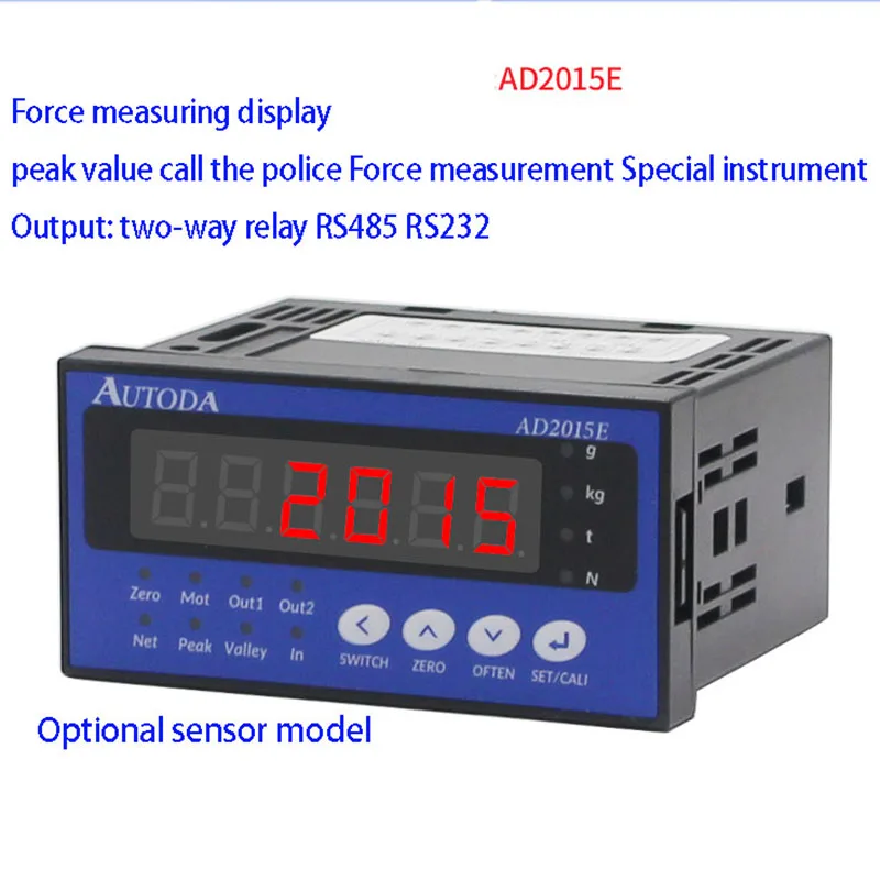 New Original AD2015E Weighing Display Controller Peak Weighing Instrument Weighing Sensor Display Relay