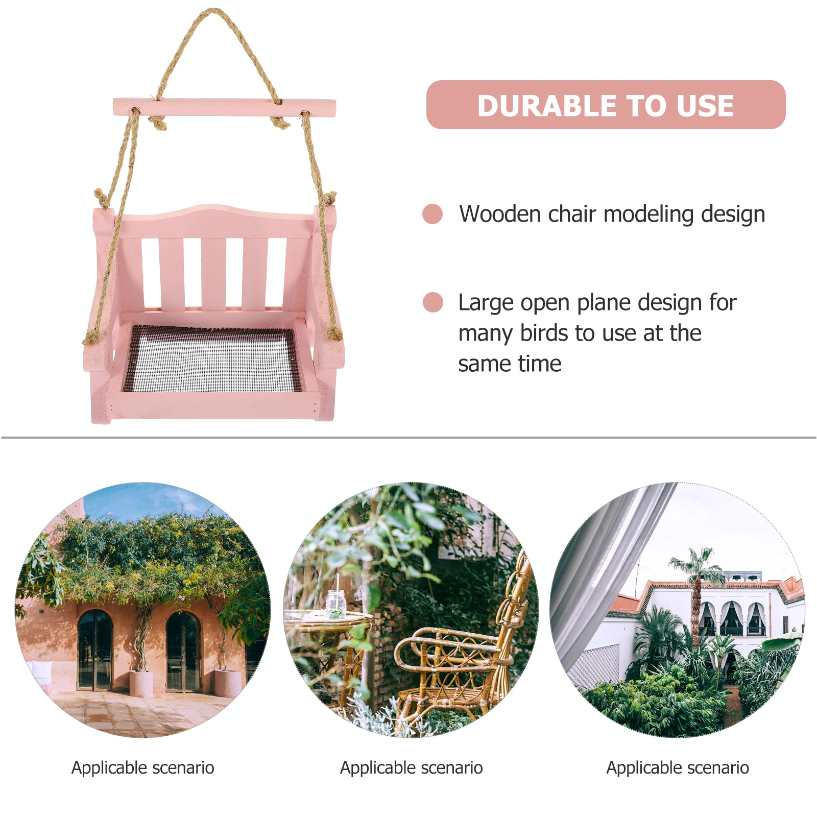 

Fruit Shaped Bird Feeder Automatically Suspended Pet Food Container Outdoor Garden