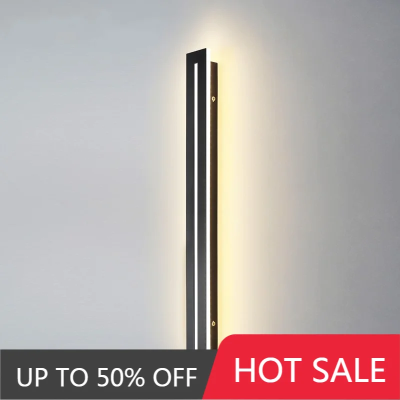 Simplicity Led Line Wall Lamp Modern Bedroom Living Room Background Wall Decor Lamp Restaurant Bar Long Strip Led Wall Lights