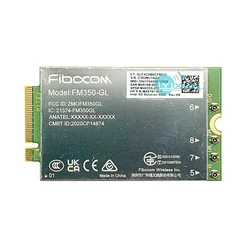 Fibocom FM350-GL 5G M.2 Module For HP X360 830 840 850 G7 Laptop 5G LTE WCDMA 4x4 MIMO GNSS Module