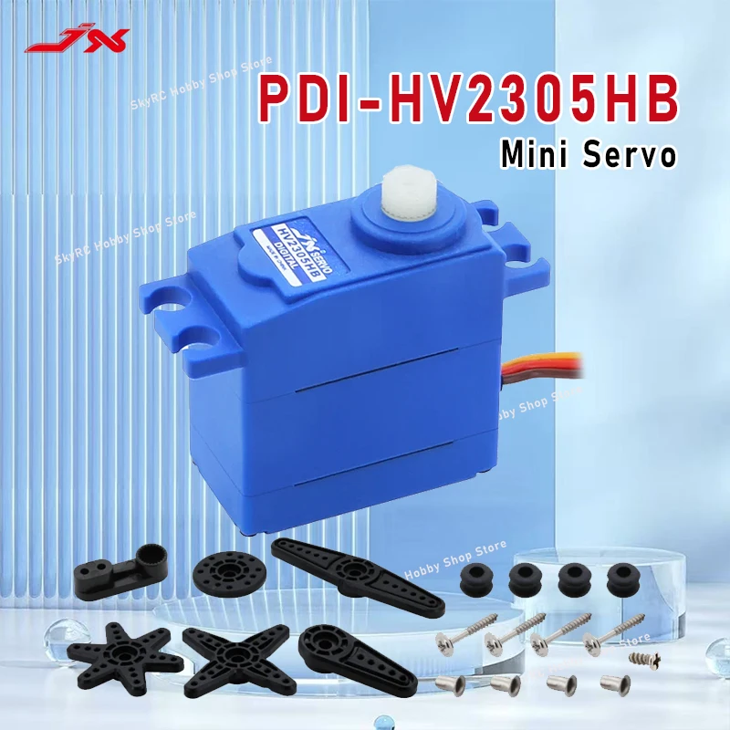 

JX PDI-HV2305HB Mini Servo - IP67 Waterproof Metal Gear 330Hz 4μs Dead Band RC Car Helicopter Accessory