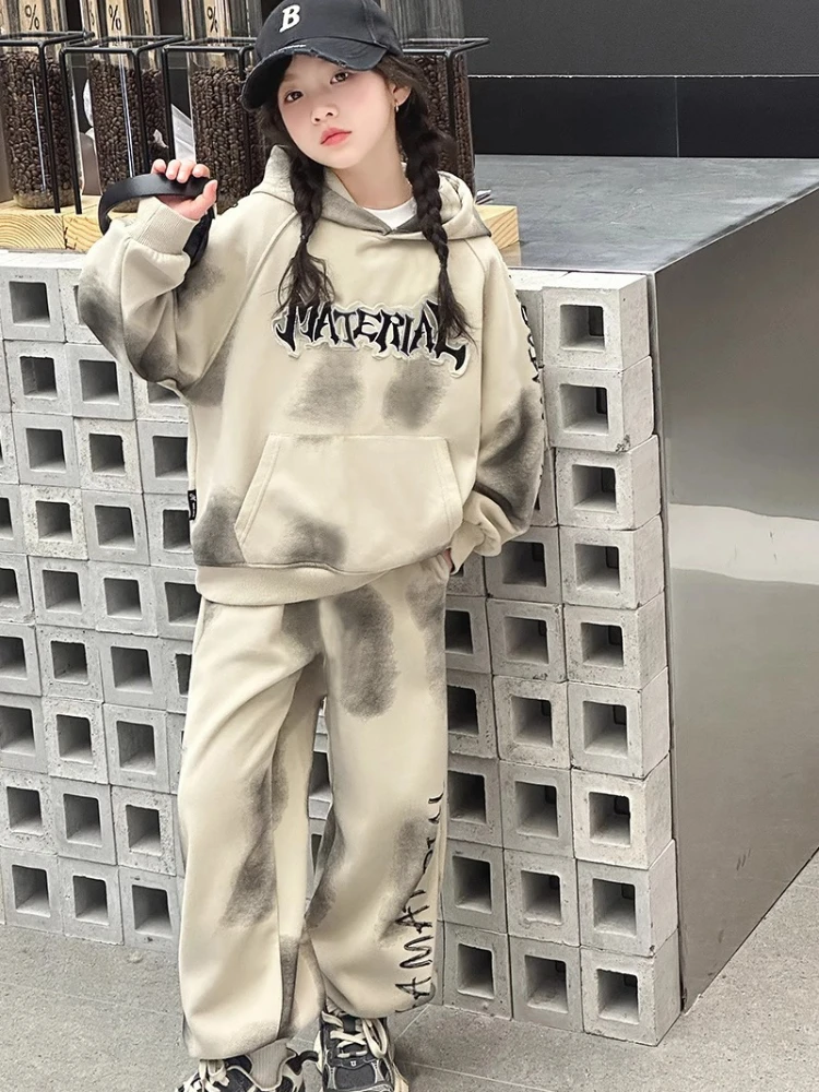 الخريف الشتاء الأطفال الفتيات الملابس مجموعات في سن المراهقة إلكتروني البلوز بلوزات وسراويل 2 قطع طفل بلوزات الفتيان أزياء رياضية الزي