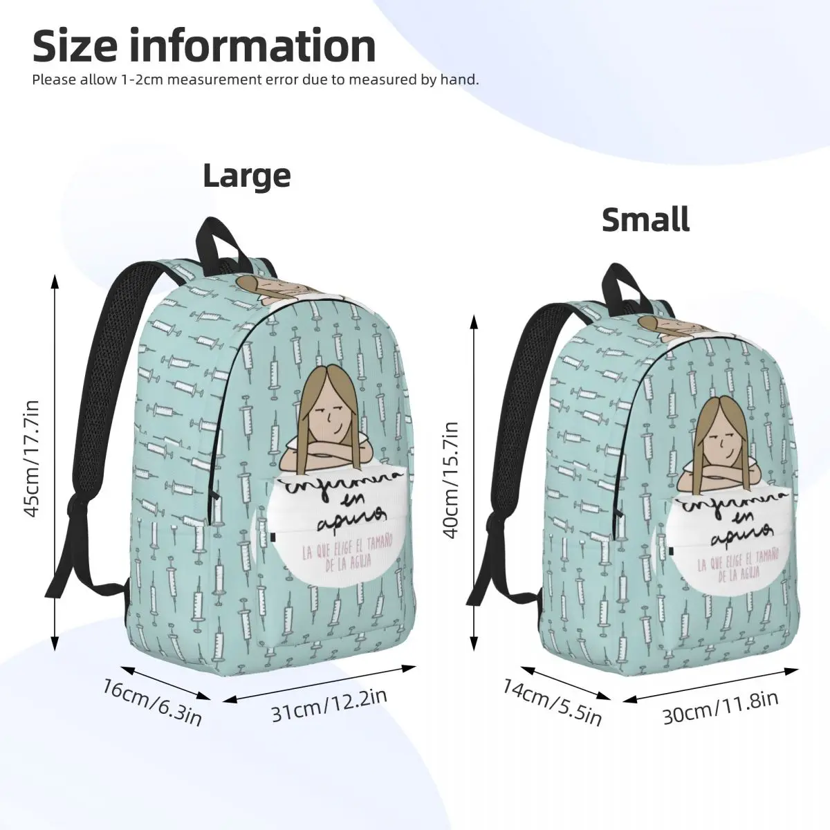 Sac à dos léger en toile pour hommes et femmes, sac à dos d'affaires pour étudiants, infirmière, ordinateur portable médical, sacs d'ordinateur