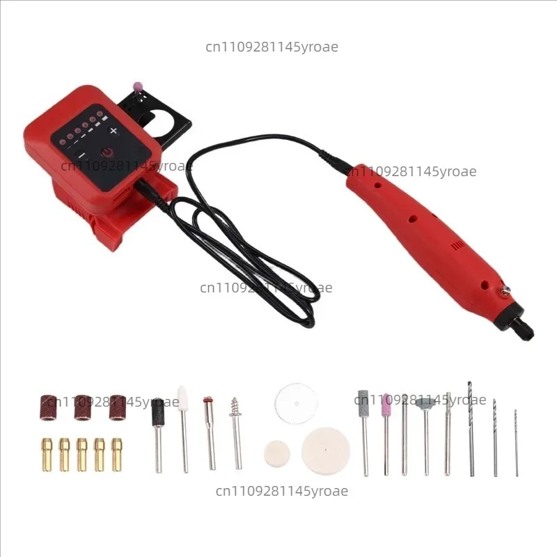 Small Electric Grinder, Fit 18-21V Power Interface Cordless Grinder, Portable Electric Drill Tool
