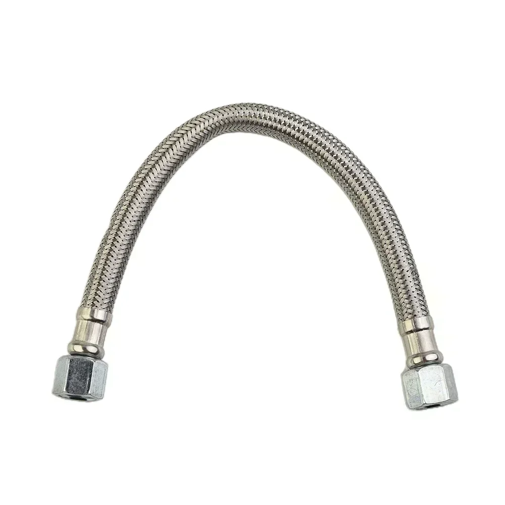 280mm Air Compressor Flexible Hose Stainless Steel Air Pump Check Valve Connecting Pipe Compressor For  Air Part Tool Accessory